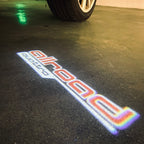 AUDI ALLROAD LOGO PROJECTOT LIGHTS Nr.297 (quantity 1 = 2 Logo Films /2 door lights）