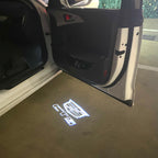 CADILLAC CTS LOGO PROJECTOT LIGHTS Nr.2661 (quantity 1 = 2 Logo Films /2 door lights）