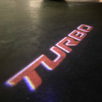 MERCEDES BENZ TURBO LOGO PROJECTOT LIGHTS Nr.40 (quantity 1 = 1 sets/2 door lights)