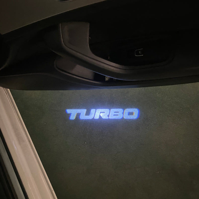 MERCEDES BENZ TURBO LOGO PROJECTOT LIGHTS Nr.31 (Menge 1 = 1 Satz/2 Türleuchten)