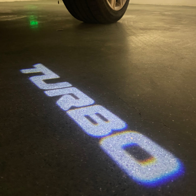 MERCEDES BENZ TURBO LOGO PROJECTOT LIGHTS Nr.31 (Menge 1 = 1 Satz/2 Türleuchten)