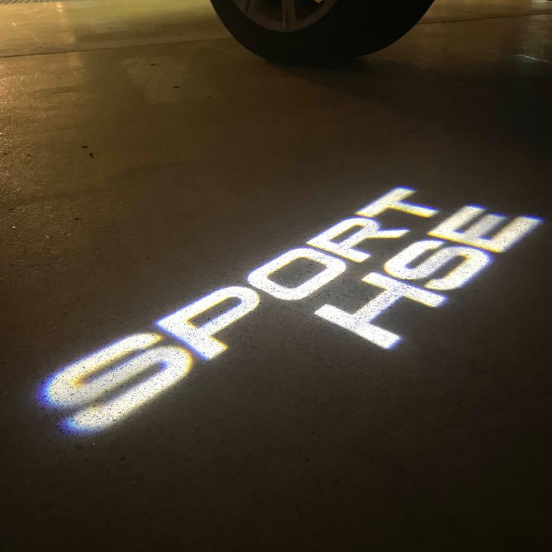 Land Rover SPORT LOGO PROJECROTR LIGHTS Nr.1128 (quantità 1 = 1 set/2 luci porta)