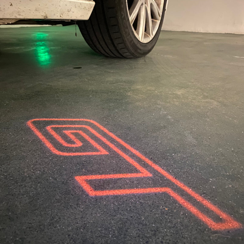 MERCEDES BENZ GT LOGO PROJECTOT LIGHTS Nr.21 (Menge 1 = 1 Satz/2 Türleuchten)