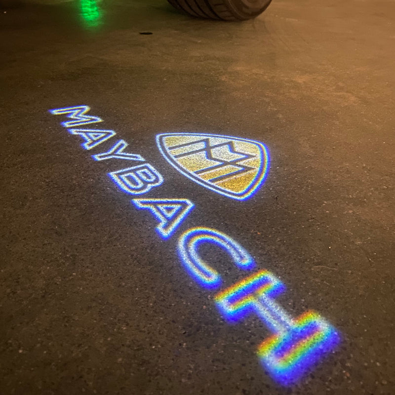 MAYBACH LOGO PROJECTOT LIGHTS Nr.1312 (Menge 1 = 2 Logofolien /2 Türleuchten）