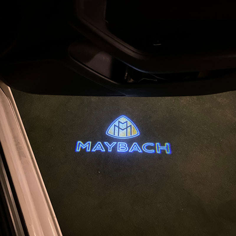 MAYBACH LOGO PROJECTOT LIGHTS Nr.1312 (Menge 1 = 2 Logofolien /2 Türleuchten）