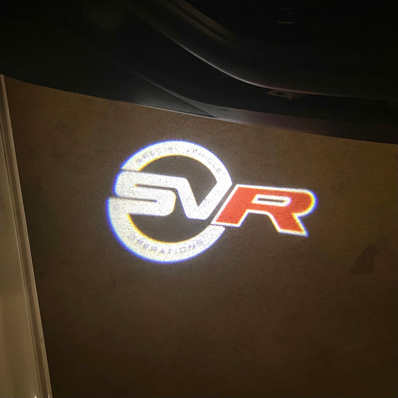 JAGUAR SV R LOGO PROJECROTR LIGHTS Nr.75 (quantità 1 = 1 set/2 luci porta)