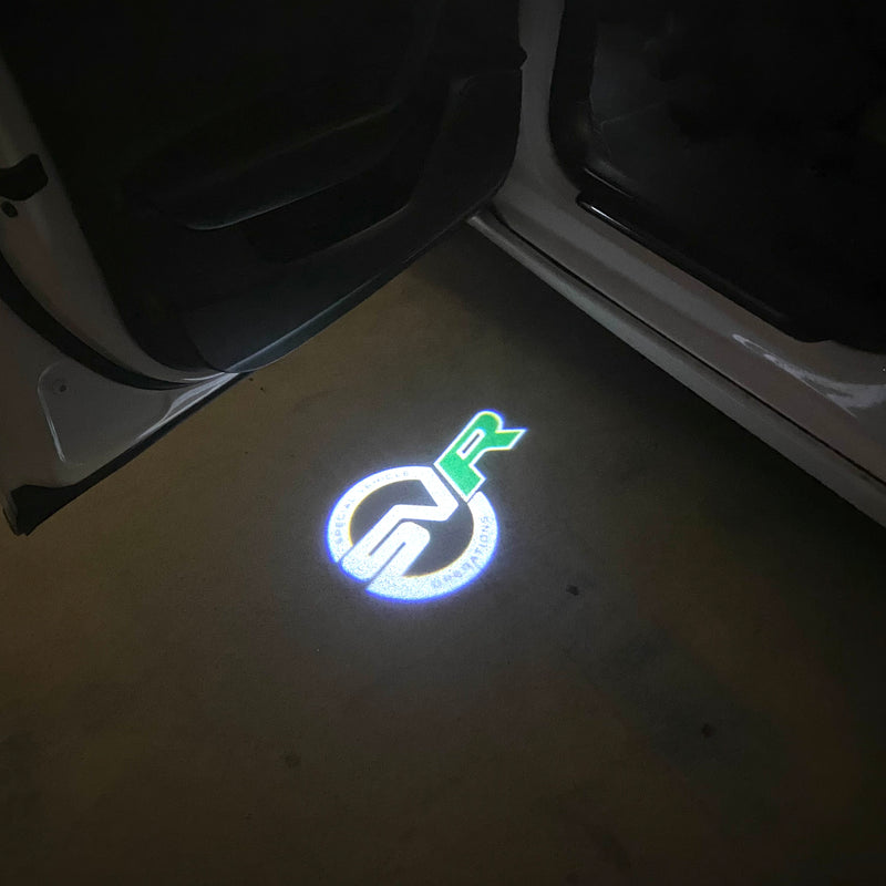 Land Rover SV R LOGO PROJECROTR LIGHTS Nr.1109 (Menge 1 = 1 Satz/2 Türleuchten)