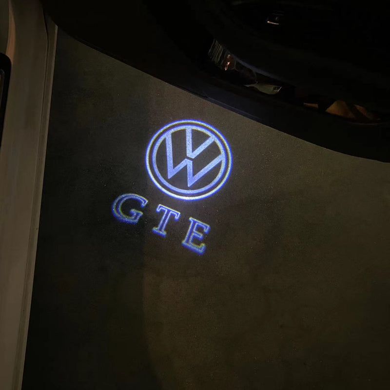 Volkswagen Door lights  GTE Logo  Nr. 097 (quantity 1 = 2 Logo Films /2 door lights）