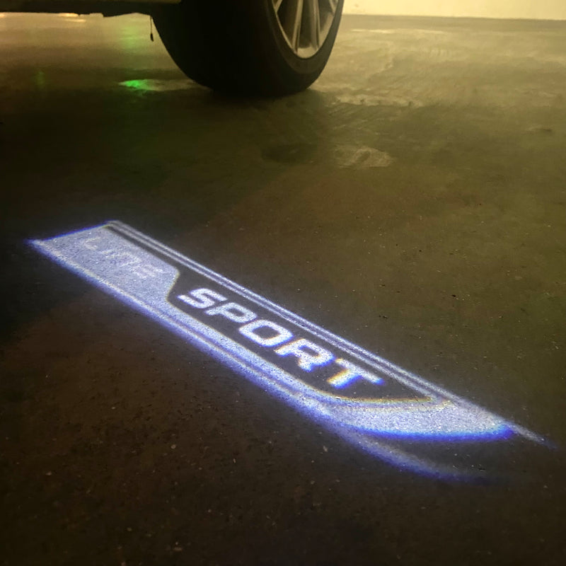 SKODA SPORT LINE LOGO PROJECTOT LIGHTS Nr.67 (quantità 1 = 2 pellicole logo / 2 luci porta)