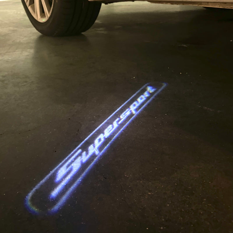 JAGUAR SUPER SPORT LOGO PROJECROTR LIGHTS Nr.91 (quantità 1 = 1 set/2 luci porta)