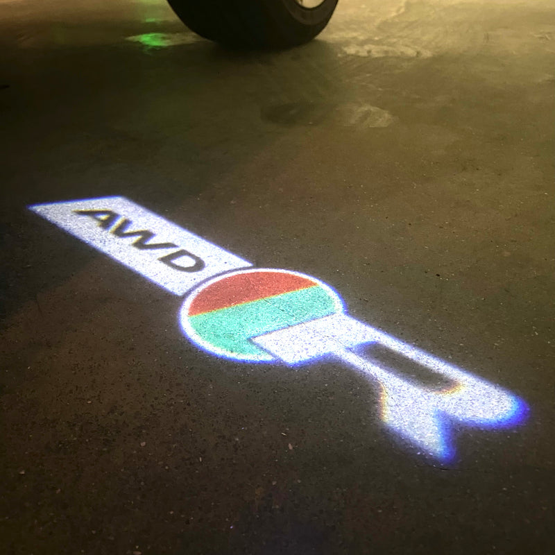 JAGUAR AWD R LOGO PROJECROTR LIGHTS Nr.68 (quantità 1 = 1 set/2 luci porta)