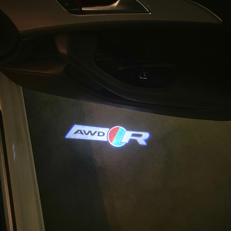 JAGUAR AWD R LOGO PROJECROTR LIGHTS Nr.68 (quantità 1 = 1 set/2 luci porta)