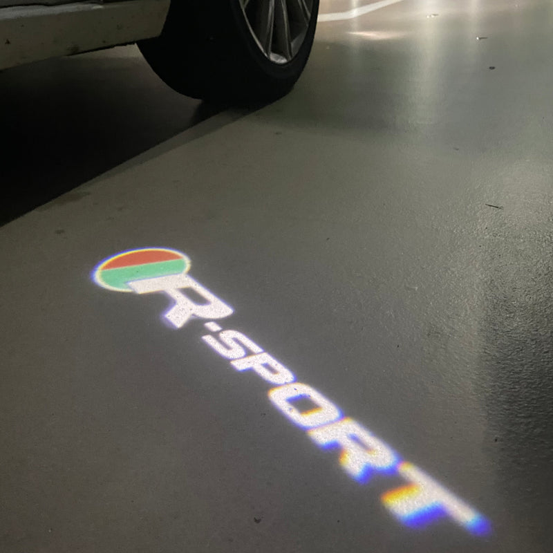 JAGUAR R LOGO PROJECROTR LIGHTS Nr.77  (quantity 1 = 1 sets/2 door lights)