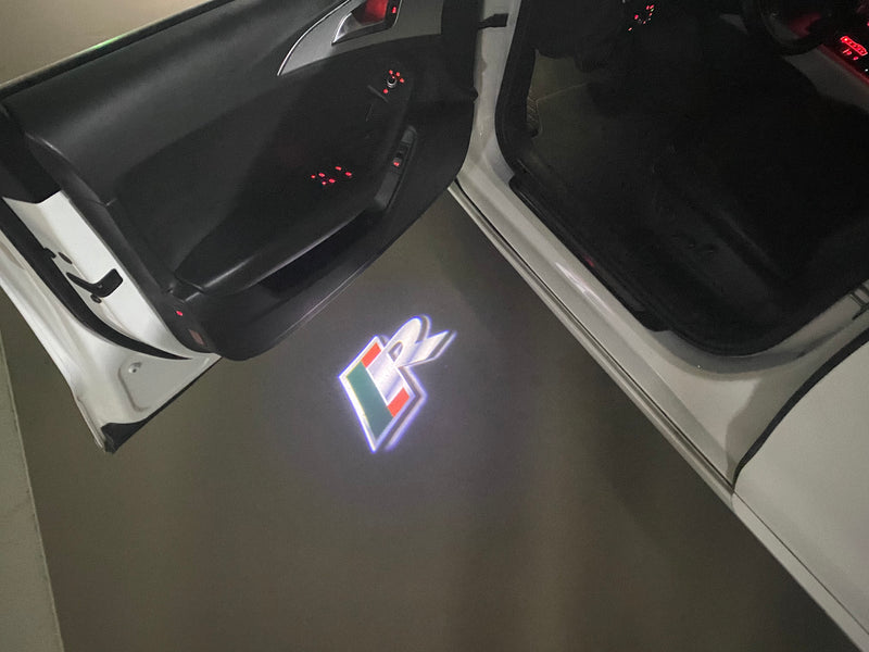 JAGUAR R LOGO PROJECROTR LIGHTS Nr.64  (quantity 1 = 1 sets/2 door lights)