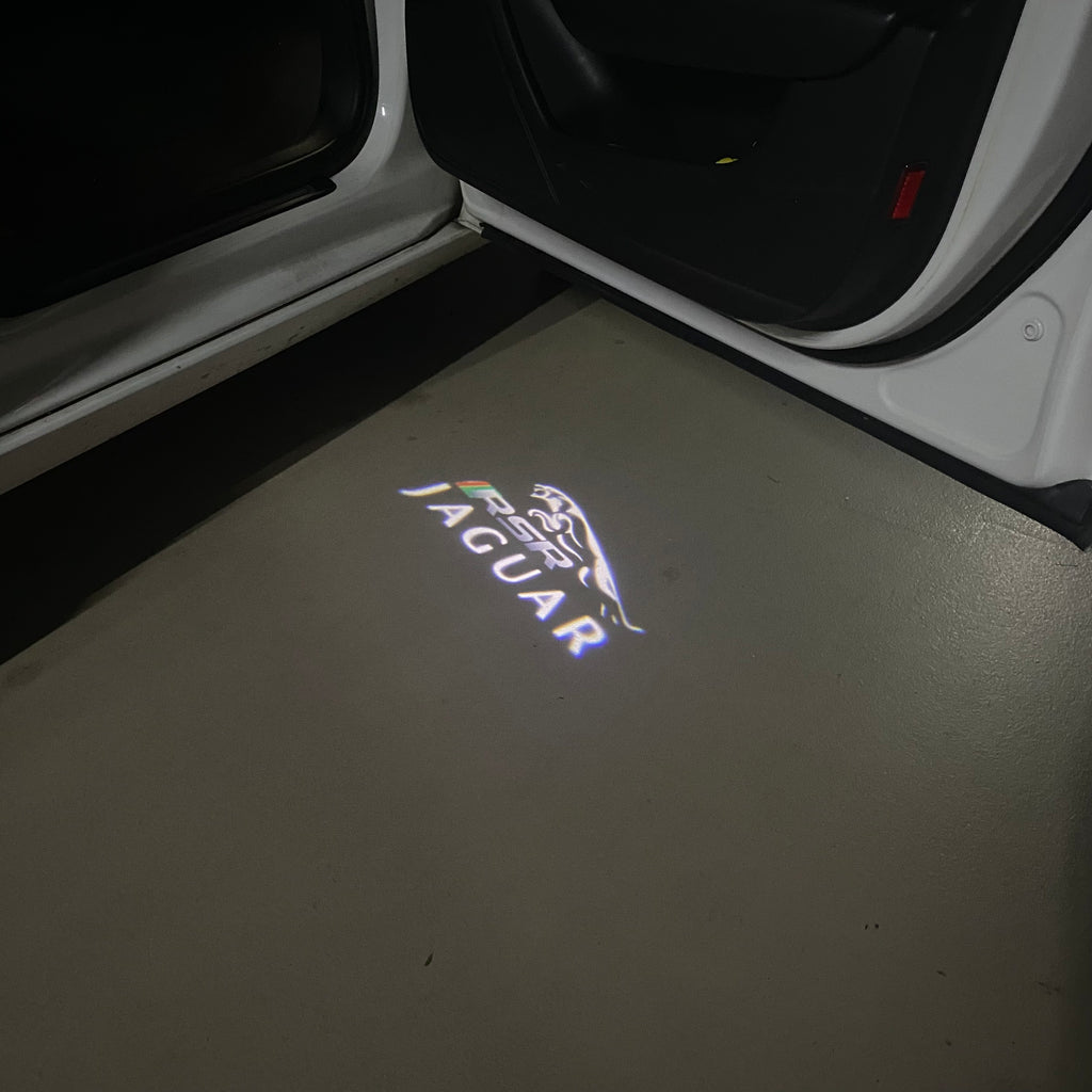 JAGUAR RSR LOGO PROJECROTR LIGHTS Nr.107  (quantity 1 = 1 sets/2 door lights)