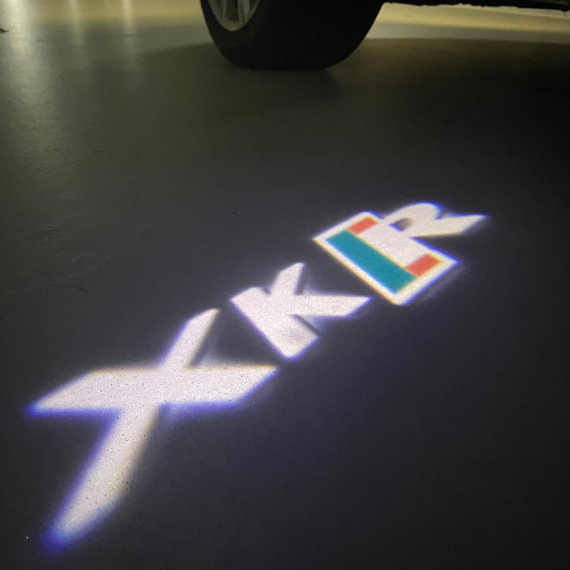 JAGUAR XK LOGO PROJECROTR LIGHTS Nr.65 (quantità 1 = 1 set/2 luci porta)