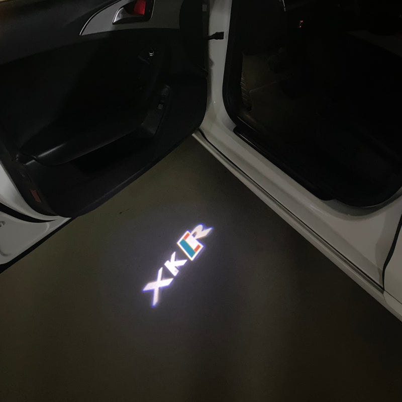 JAGUAR XK LOGO PROJECROTR LIGHTS Nr.65 (quantità 1 = 1 set/2 luci porta)