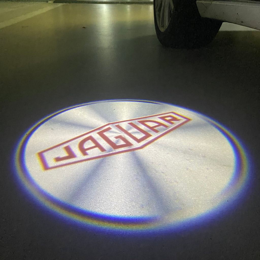 JAGUAR Original LOGO PROJECROTR LIGHTS Nr.10 (quantity 1 = 1 sets/2 door lights)
