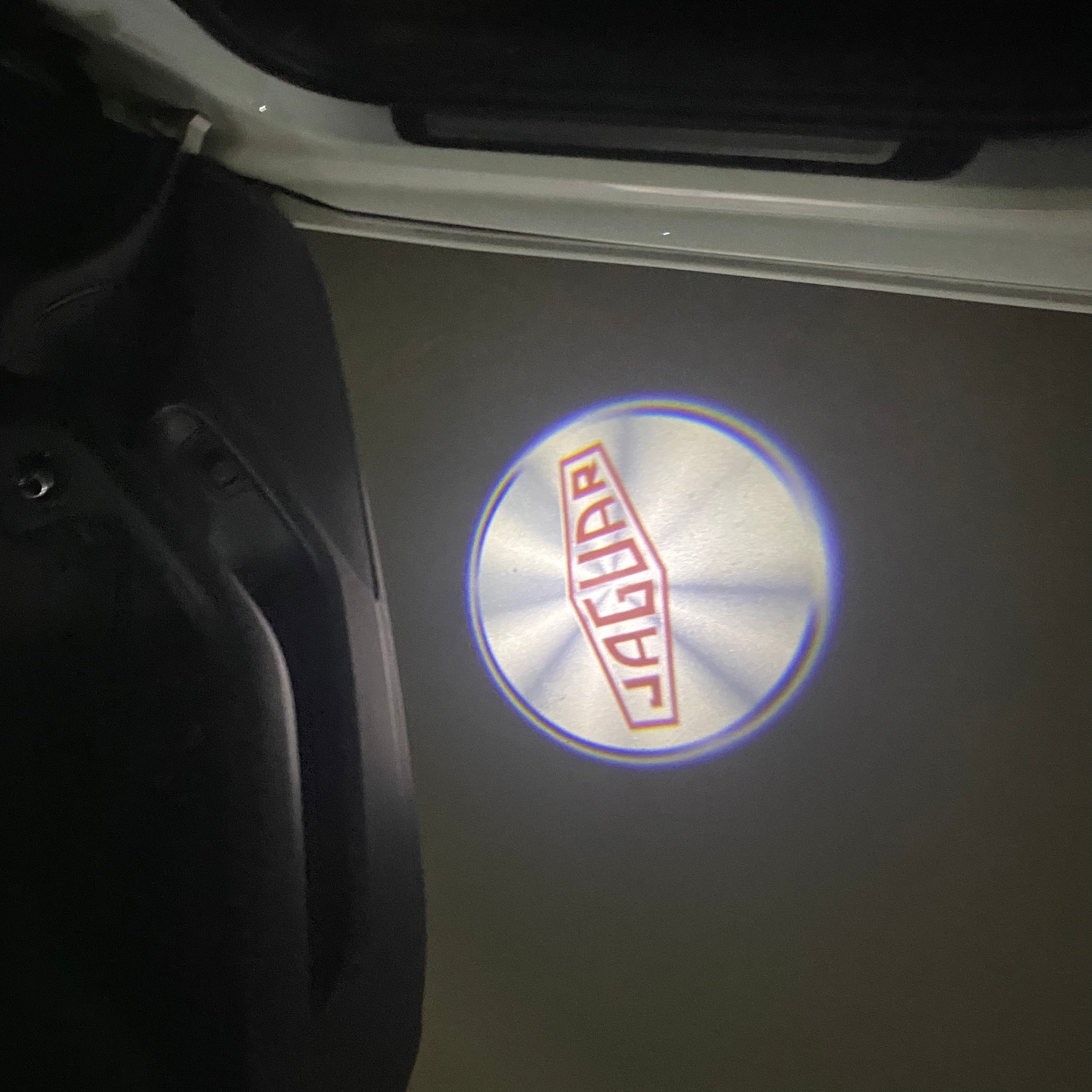 JAGUAR Original LOGO PROJECROTR LIGHTS Nr.10 (quantity 1 = 1 sets/2 door lights)