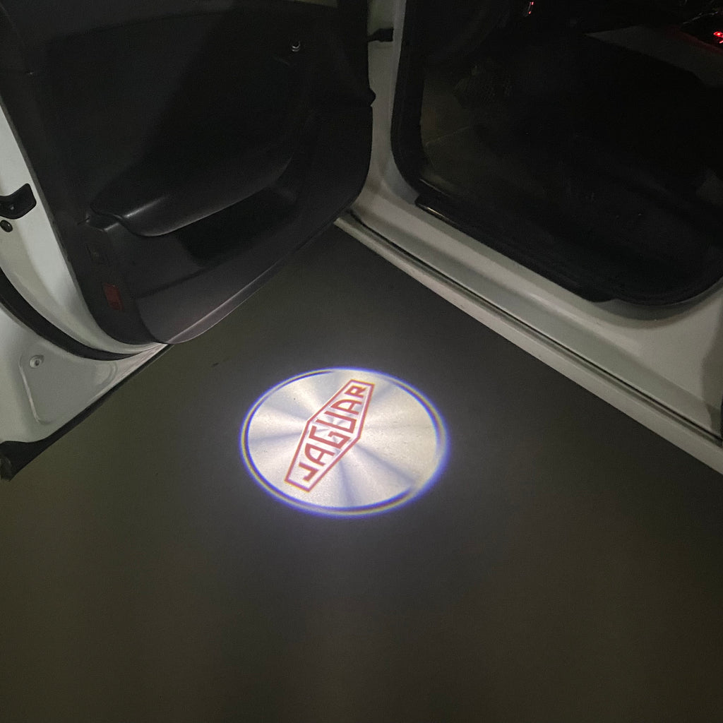 JAGUAR Original LOGO PROJECROTR LIGHTS Nr.10 (quantity 1 = 1 sets/2 door lights)