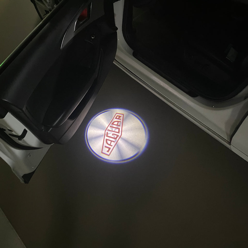 JAGUAR Original LOGO PROJECROTR LIGHTS Nr.10 (quantity 1 = 1 sets/2 door lights)