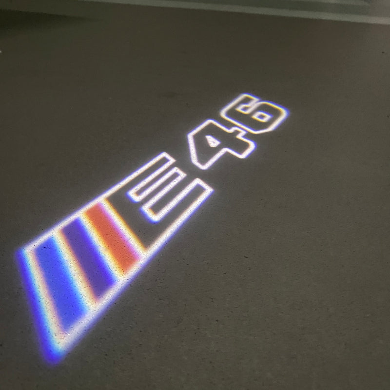 BMW  3 SERIES E46  LOGO PROJECTOT LIGHTS Nr.600x130