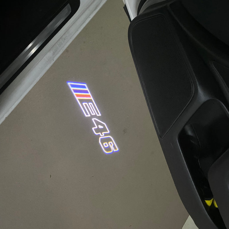 BMW  3 SERIES E46  LOGO PROJECTOT LIGHTS Nr.600x130