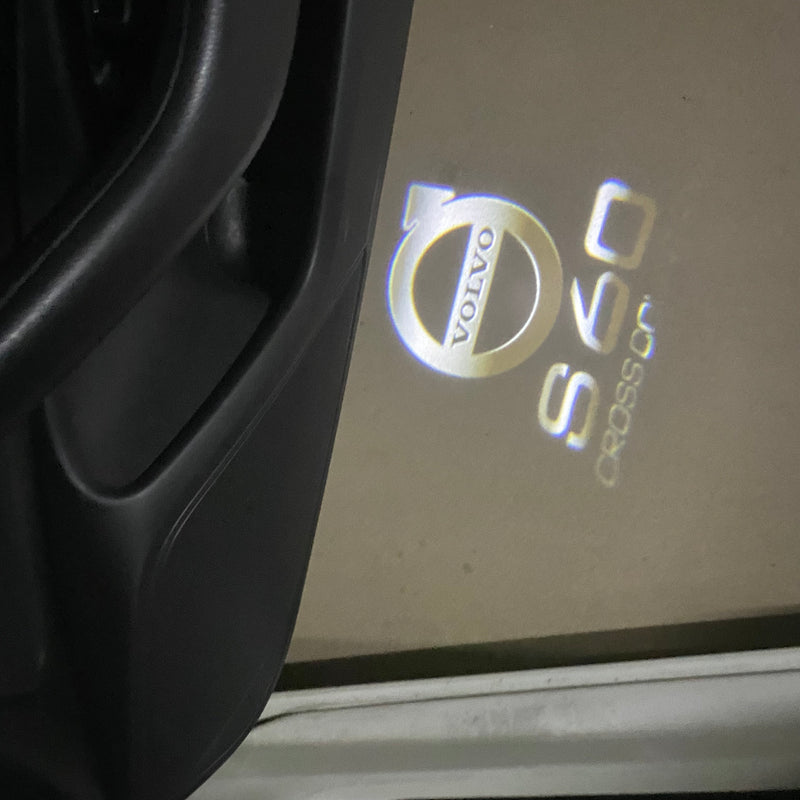 Volvo S 60 LOGO PROJECROTR LIGHTS Nr.110 (quantità 1 = 2 pellicole logo / 2 luci porta) 