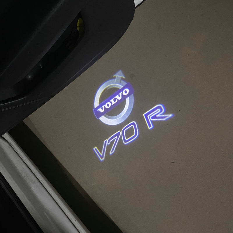 Volvo V70 R LOGO PROJECROTR LIGHTS Nr.19 (Menge 1 = 2 Logofolie / 2 Türleuchten) 