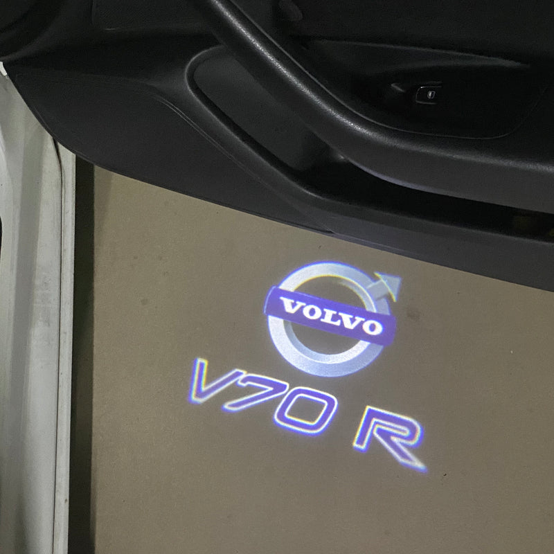 Volvo V70 R LOGO PROJECROTR LIGHTS Nr.19 (quantità 1 = 2 pellicole logo / 2 luci porta) 