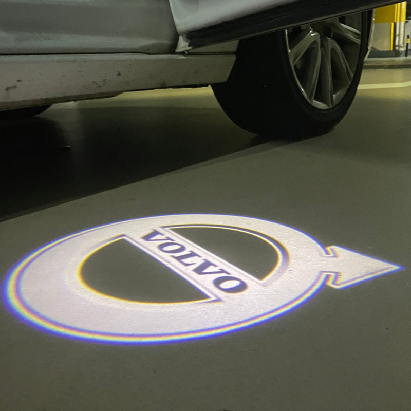 Volvo Original LOGO PROJECROTR LIGHTS Nr.01 (quantità 1 = 2 pellicole logo / 2 luci porta) 