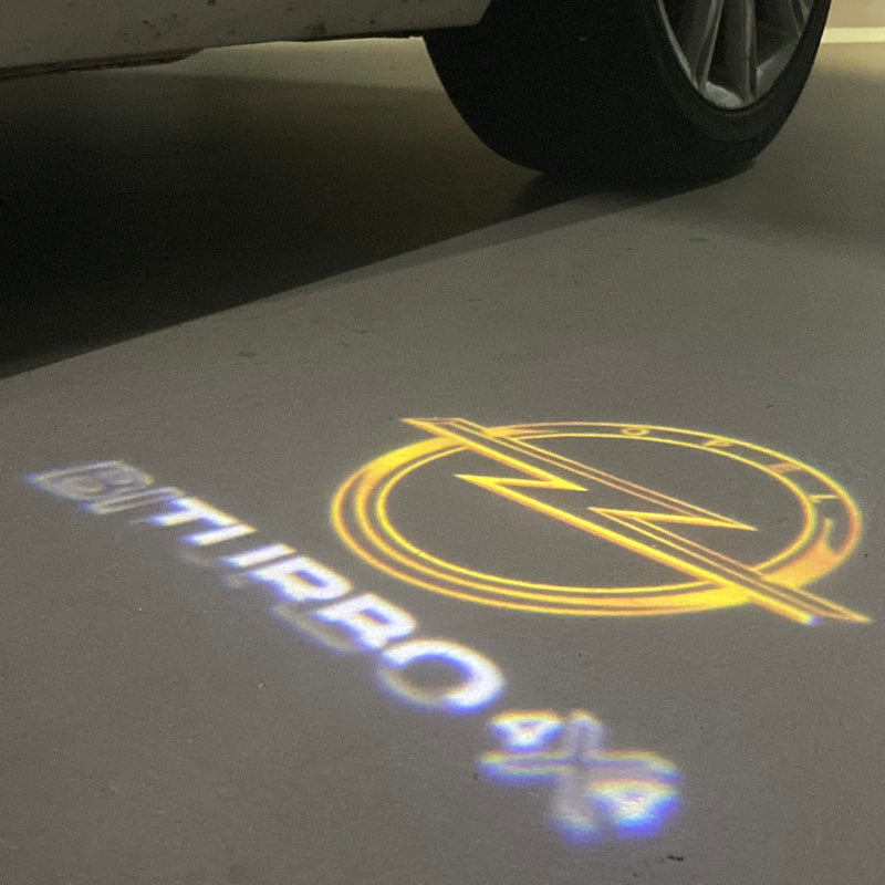 Opel Insignia BITURBO LOGO PROJECROTR LIGHTS Nr.1437 (Menge 1 = 1 Satz/2 Türleuchten)