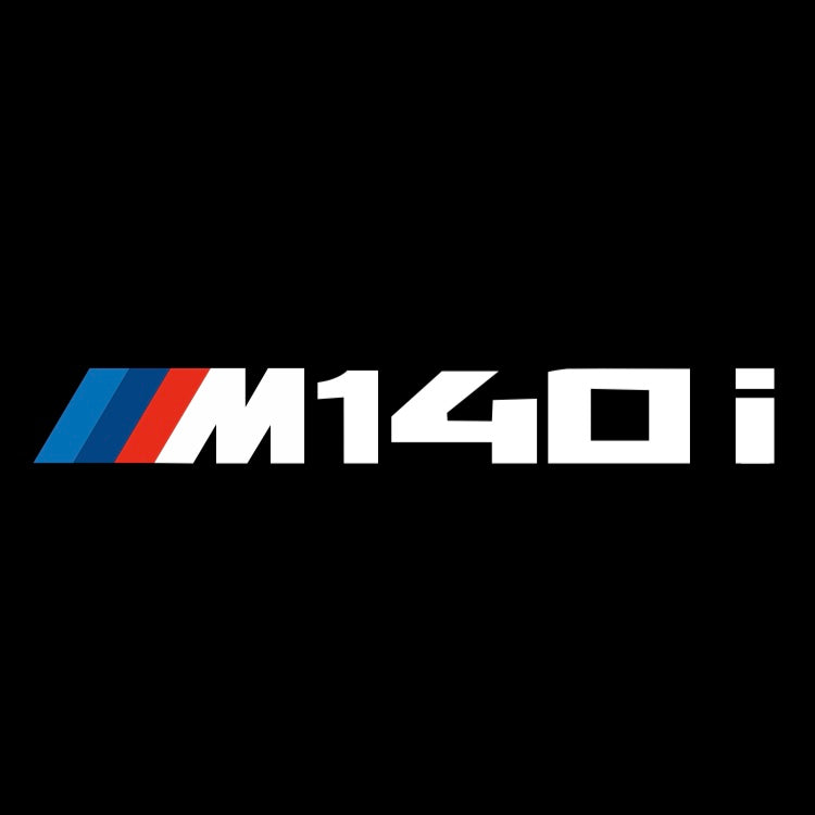 BMW 1 SERIES  M140  LOGO PROJECTOT LIGHTS (quantity 1 = 1 sets/2 door lights)Nr.bmw00377
