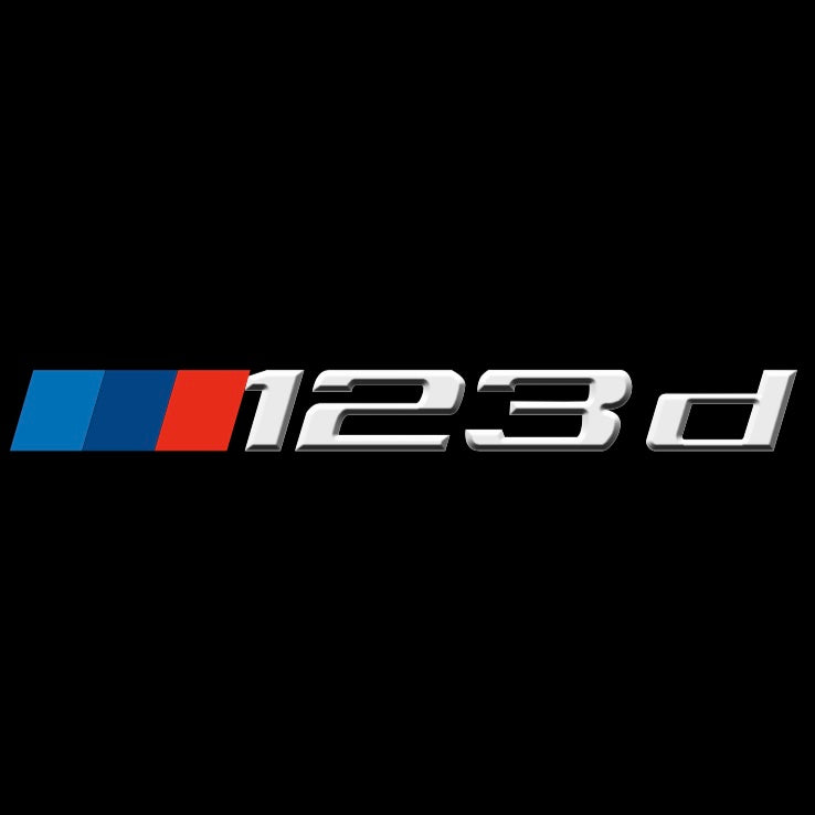 BMW 1 SERIES  123  LOGO PROJECTOT LIGHTS (quantity 1 = 1 sets/2 door lights)Nr.bmw00219