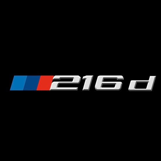 BMW  2 SERIES 216 LOGO PROJECTOT LIGHTS (quantity 1 = 1 sets/2 door lights)Nr.bmw00204