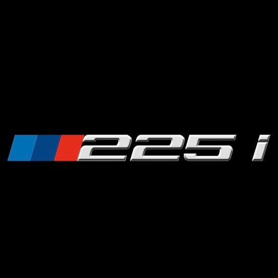 BMW  2 SERIES 225  LOGO PROJECTOT LIGHTS (quantity 1 = 1 sets/2 door lights)Nr.bmw00197
