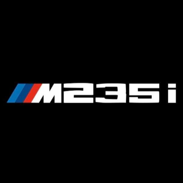 BMW 2 SERIES M235  LOGO PROJECTOT LIGHTS (quantity 1 = 1 sets/2 door lights)Nr.bmw00376