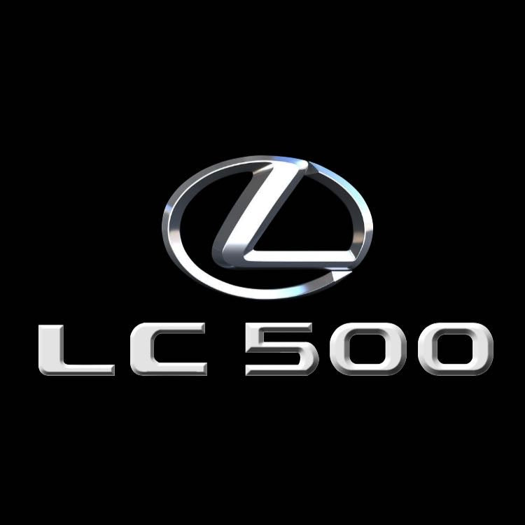 LEXUS Original-LOGO-PROJEKROTR-LEUCHTEN Nr.2202 (Menge 1 = 1 Satz/2 Türleuchten)