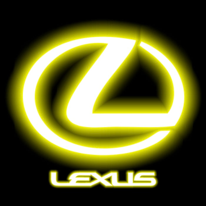 LEXUS Original LOGO PROJECROTR LIGHTS Nr.2202 (quantità 1 = 1 set/2 luci porta)