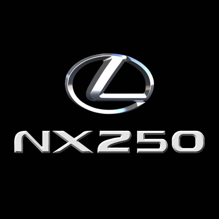 LEXUS Original-LOGO-PROJEKROTR-LEUCHTEN Nr.2202 (Menge 1 = 1 Satz/2 Türleuchten)