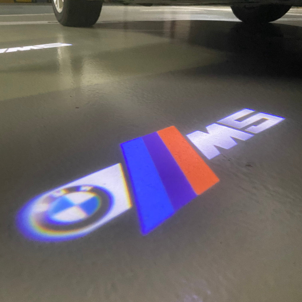 BMW  5 SERIES M5  LOGO PROJECTOT LIGHTS (quantity 1 = 1 sets/2 door lights)Nr.bmw00236