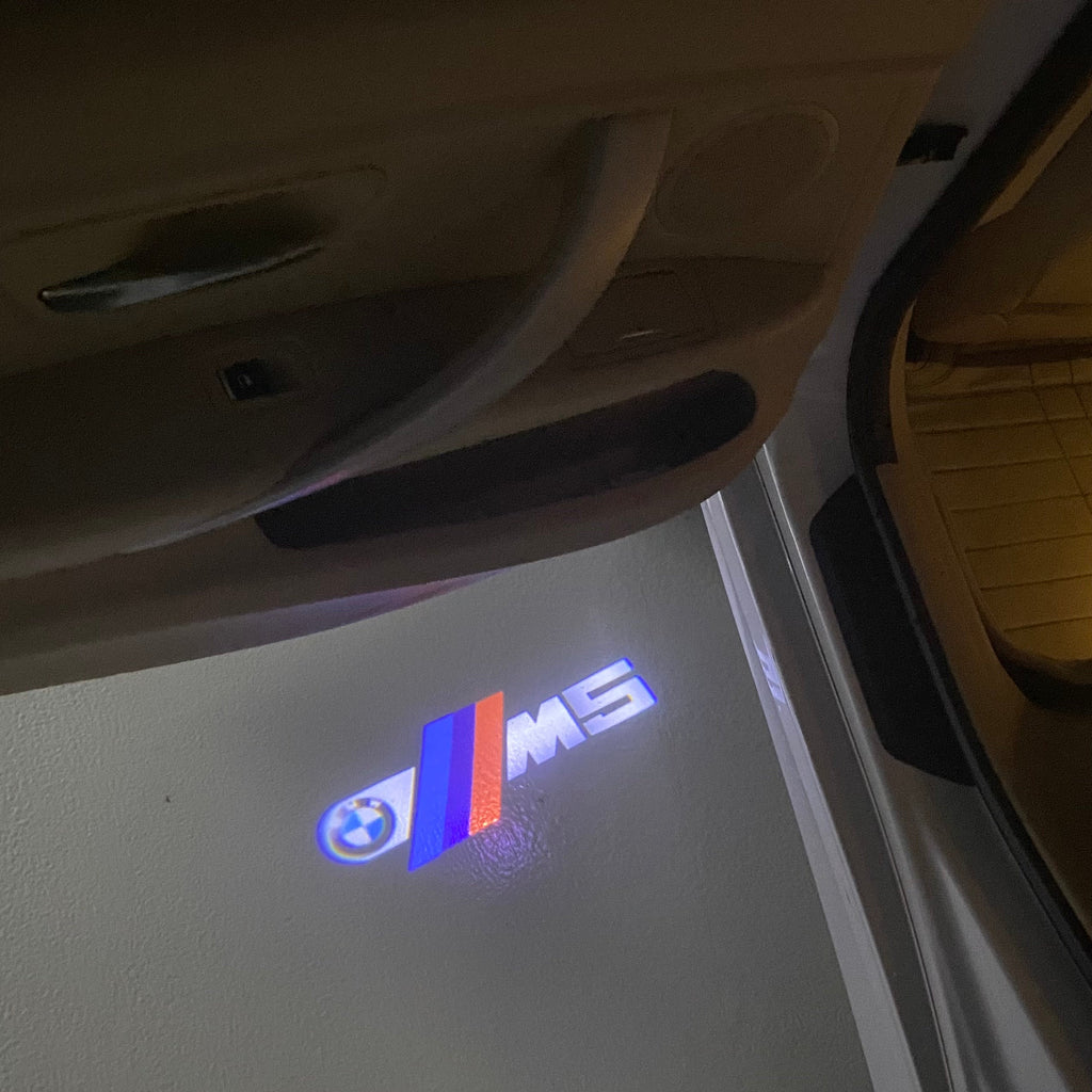 BMW  5 SERIES M5  LOGO PROJECTOT LIGHTS (quantity 1 = 1 sets/2 door lights)Nr.bmw00236