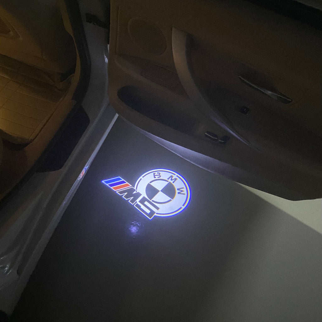 BMW  5 SERIES M5 LOGO PROJECTOT LIGHTS (quantity 1 = 1 sets/2 door lights)Nr.bmw00260