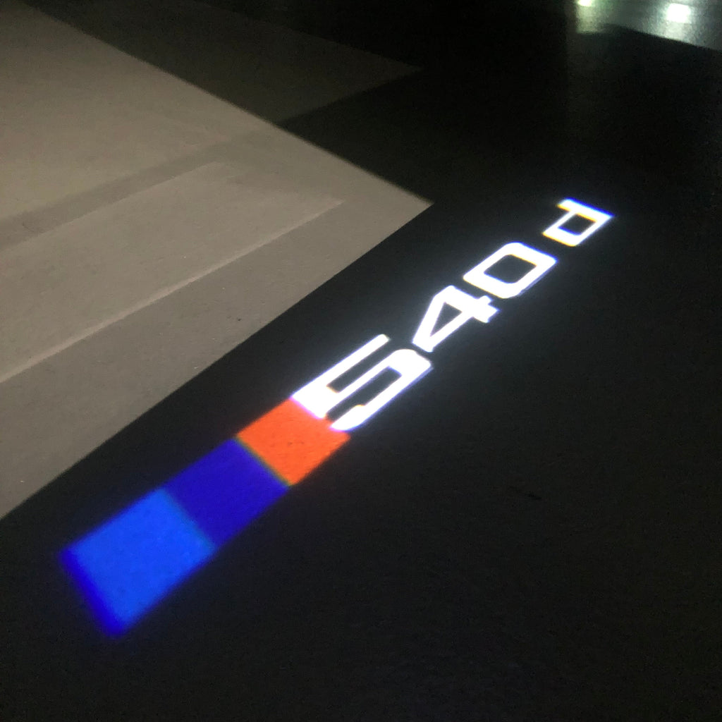 BMW 5 SERIES 540  LOGO PROJECTOT LIGHTS (quantity 1 = 1 sets/2 door lights)Nr.bmw00255