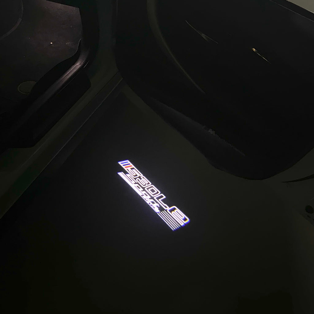 BMW  5 SERIES 530 Le LOGO PROJECTOT LIGHTS (quantity 1 = 1 sets/2 door lights)Nr.bmw00239