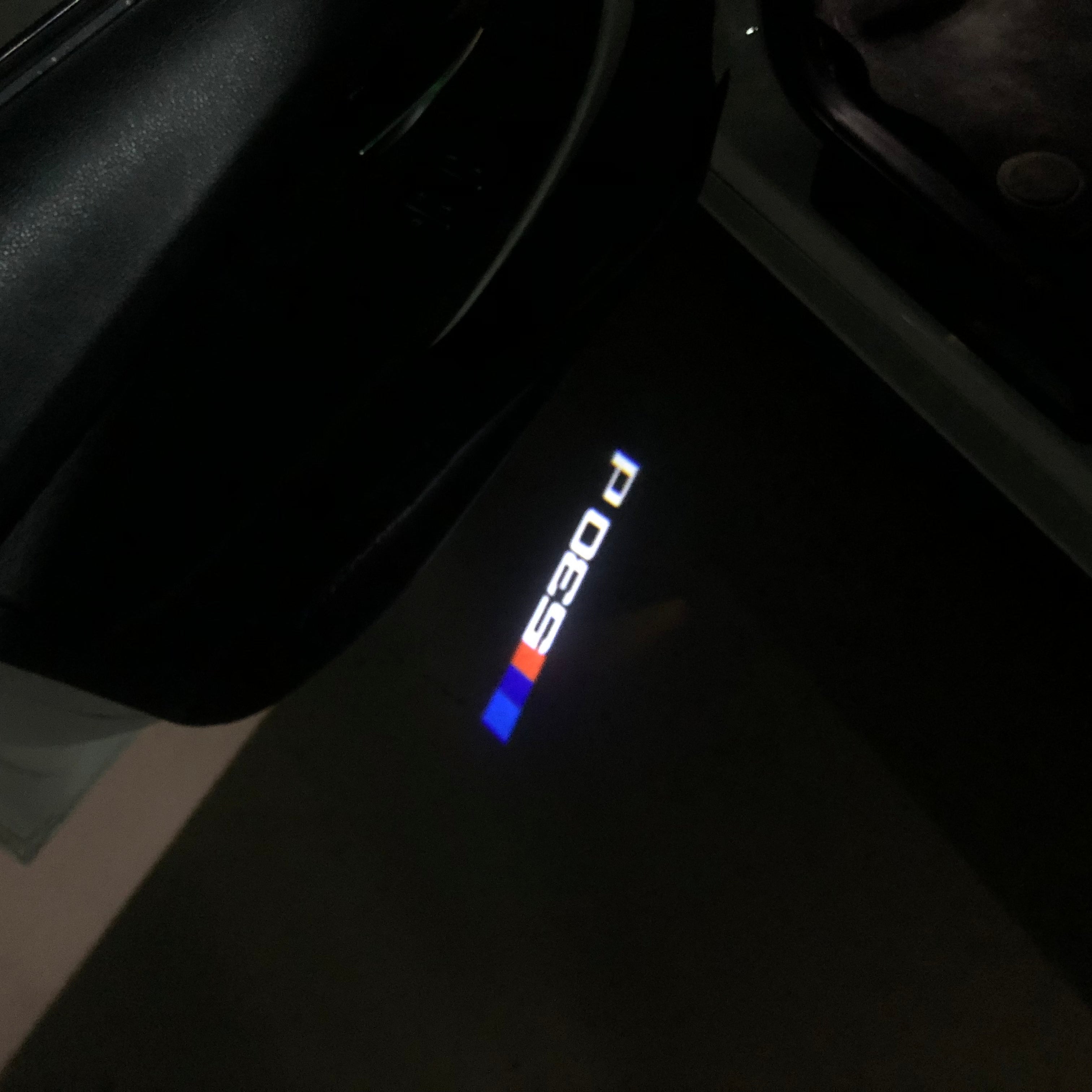 BMW  5 SERIES 530  LOGO PROJECTOT LIGHTS (quantity 1 = 1 sets/2 door lights)Nr.bmw00256
