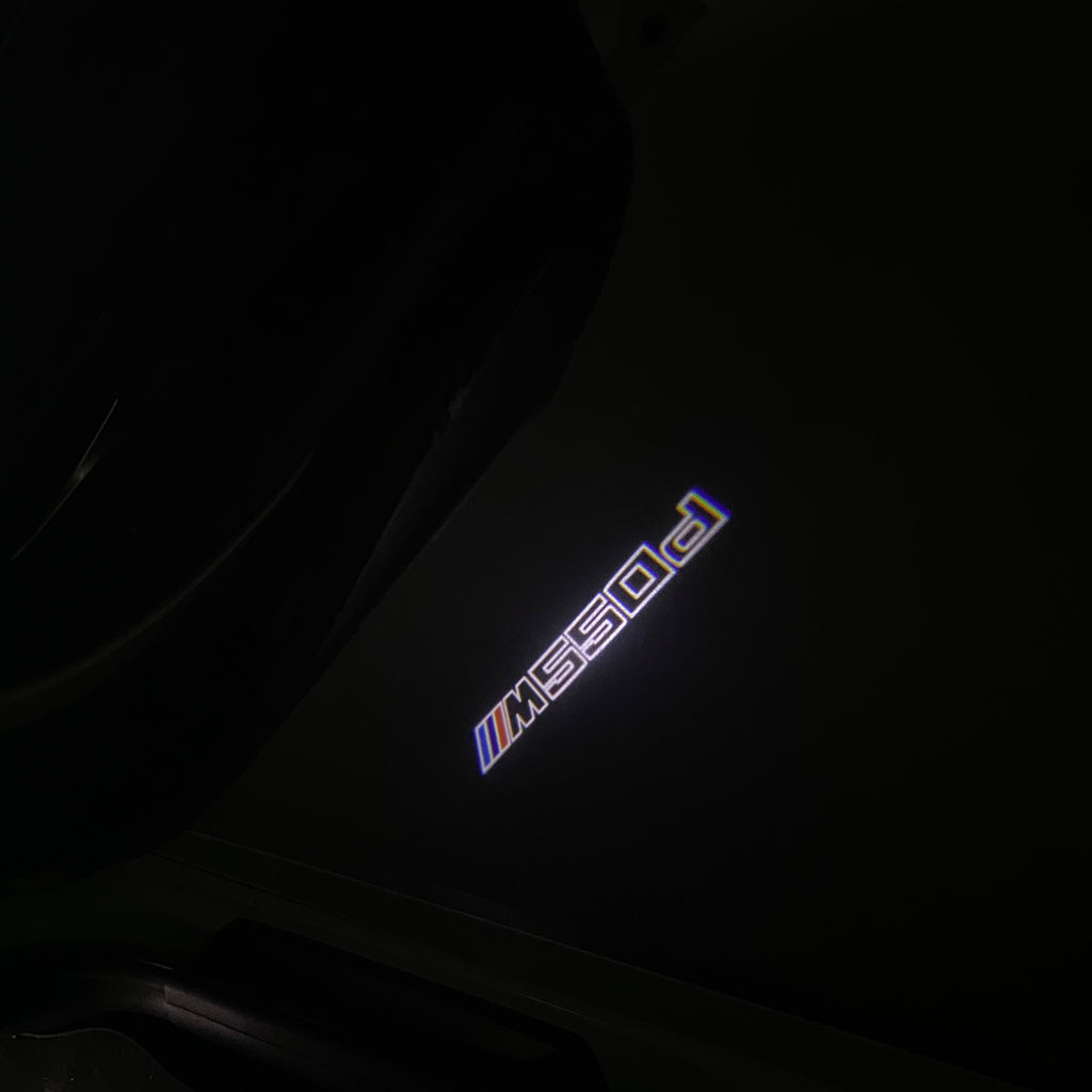 BMW 5 SERIES M550 d  LOGO PROJECTOT LIGHTS (quantity 1 = 1 sets/2 door lights)Nr.bmw00244