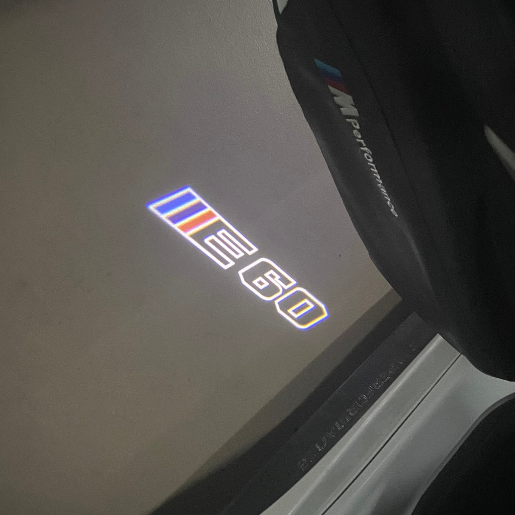 BMW  5 SERIES E60   LOGO PROJECTOT LIGHTS (quantity 1 = 1 sets/2 door lights)Nr.bmw00228