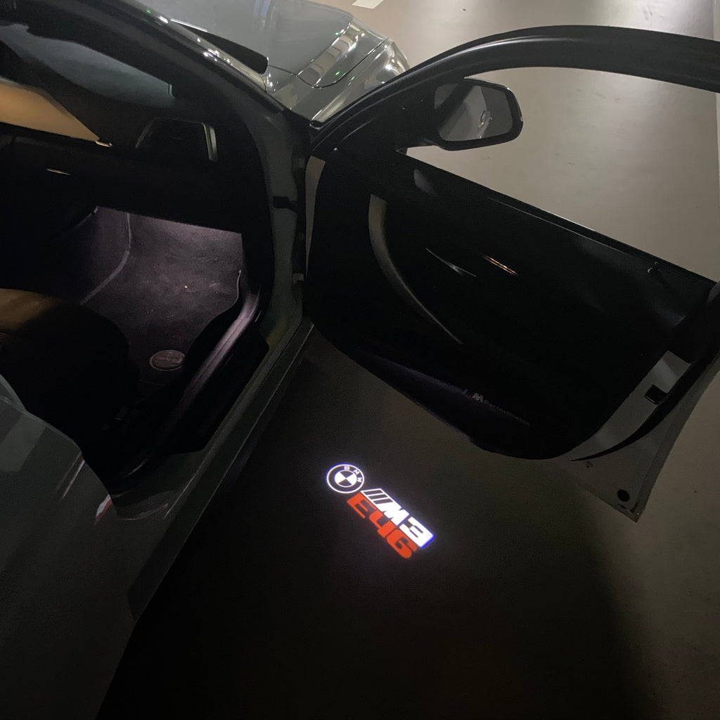 BMW 3 SERIES M3 E46  LOGO PROJECTOT LIGHTS (quantity 1 = 1 sets/2 door lights) Nr.bmw402