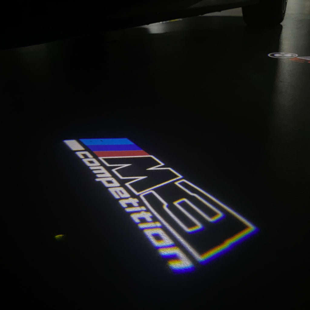 BMW 3 SERIES M3  LOGO PROJECTOT LIGHTS (quantity 1 = 1 sets/2 door lights) Nr.bmw406
